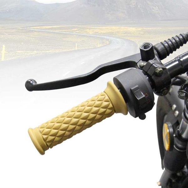 

handlebars 22mm motorcycle rubber handlebar bike vintage hand grip bar end