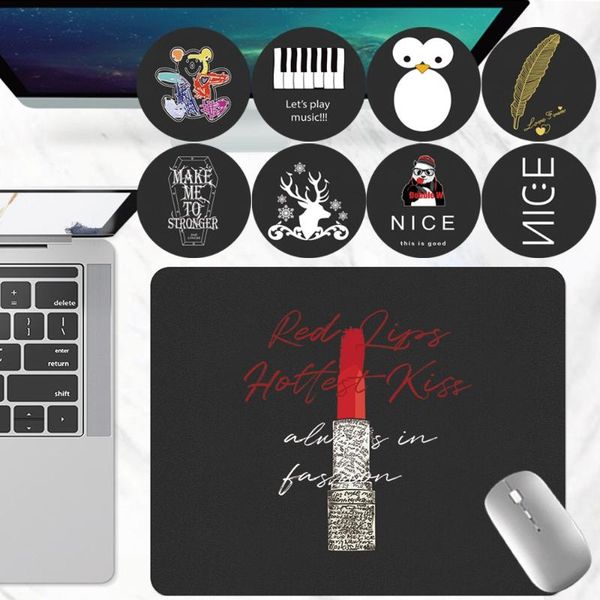 

mouse pads & wrist rests pad game gamer leather waterproof desklapcomputer small