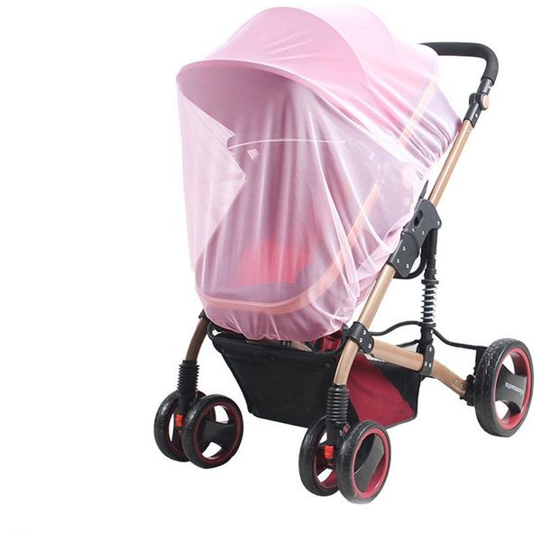 

baby children's trolley mosquito net anti-mosquito encryption color full mesh cover safety crib netting