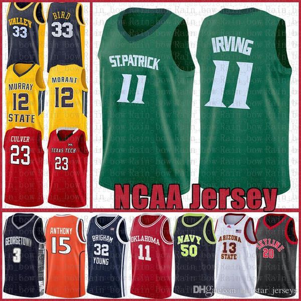 

kyrie st. patrick 11 high school irving basketball jersey lebron 23 james ncaa dwyane 3 wade stephen 30 curry john 12 stockton toni 7 kukoc, Black