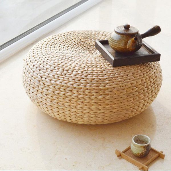 

cushion/decorative pillow handcrafted natural straw fabric cushion seat in for home el decoration