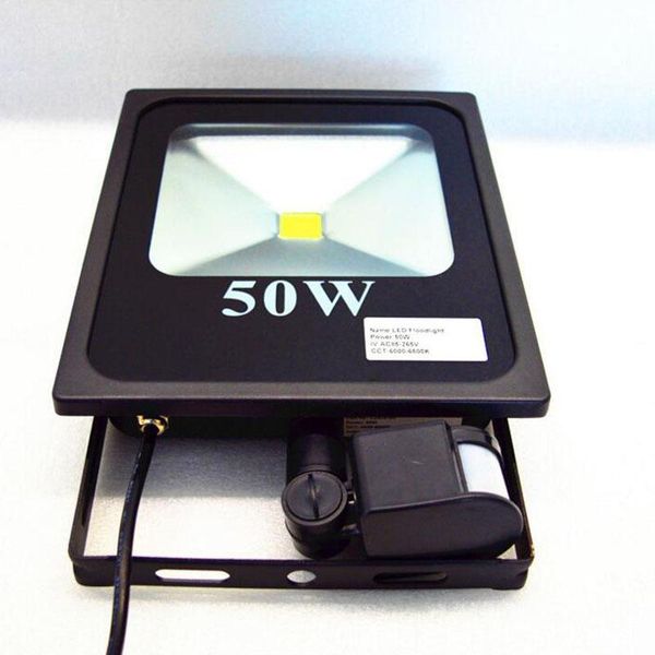 

floodlights 10pcs 10w 20w 30w 50w flood lamp pir motion sensor floodlight rgb warm white lighting led ac 85-265v outdoor waterproof light