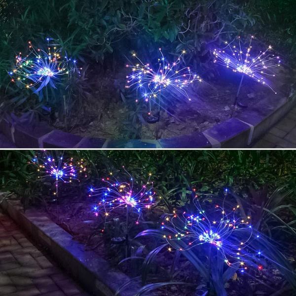 

solar garden decorative lights powered 105 led copper 2 modes fairy for walkway patio lawn party xhc decorations