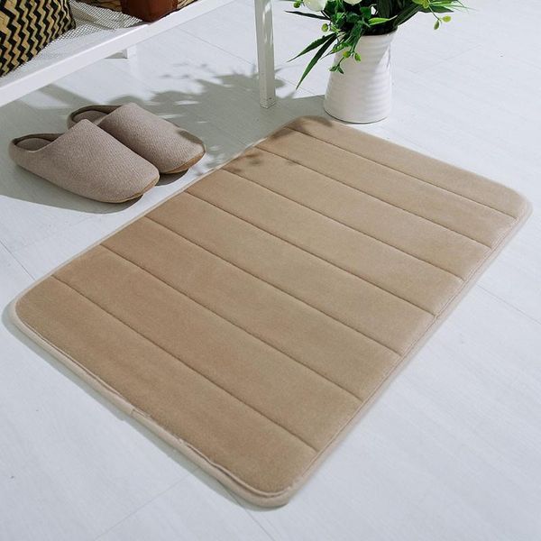

carpets absorbent bath mats non-slip soft memory foam bathroom shower rug carpet for home living room bedroom toilet floor 40*60cm