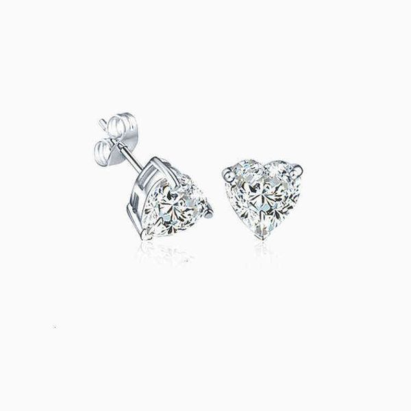 

love french temperament color zircon peach earrings women's style earrings, Golden