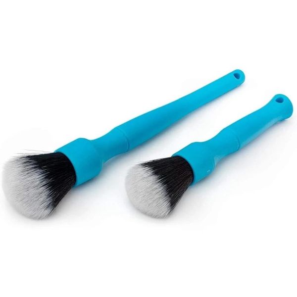 

car sponge 2pcs cleaning brush air condition bristles dashboard detailing hair maintenance plastic