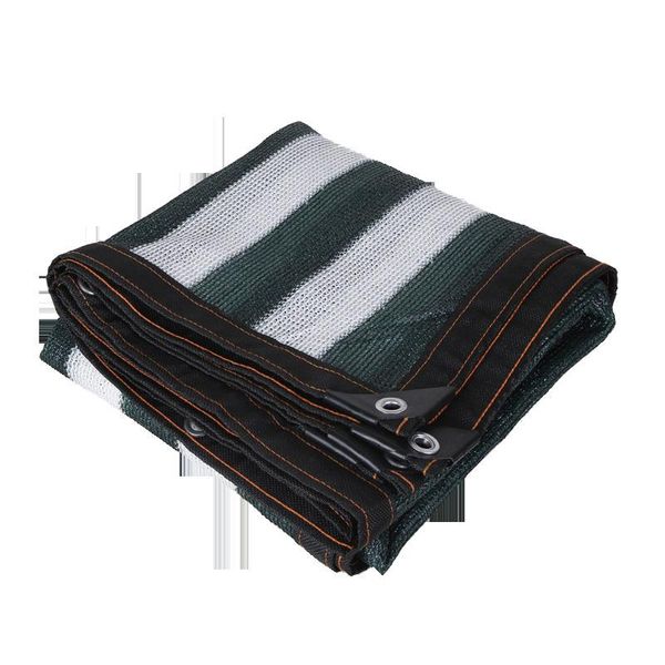 

stripe anti-uv pe sunshade net outdoor awning garden swimming pool shade succulent plant cover shelter shading tents and shelters