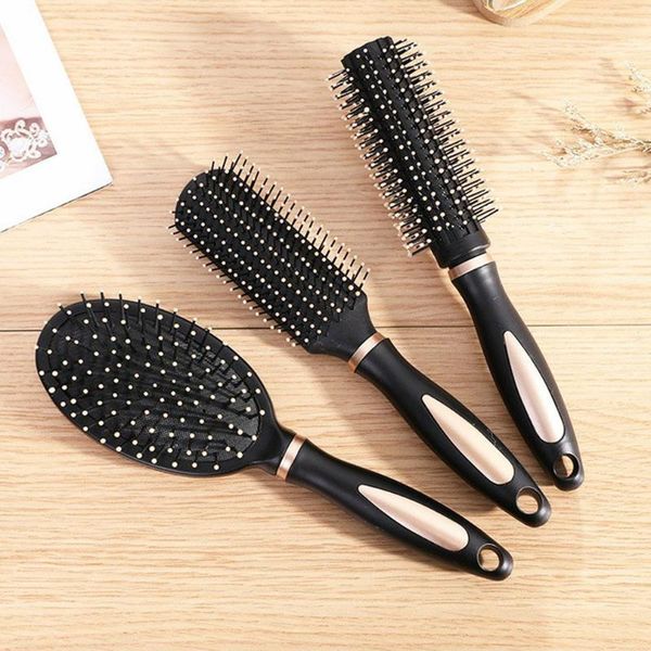 

hair brushes comb airbag anti-static hairdressing curling tool household multifunctional massage, Silver
