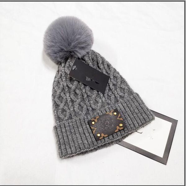 

adults thick warm winter hat for women soft beanie hats girl ski caps, Blue;gray