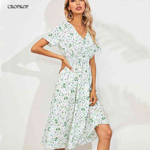 

summer floral casual print womens dresses beach short sleeve sundress for vacation clothes red, Black;gray