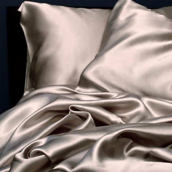 

cushion/decorative pillow 58x70cm multiple colors ice silk pillowcases bedding cases double face satin covers for set