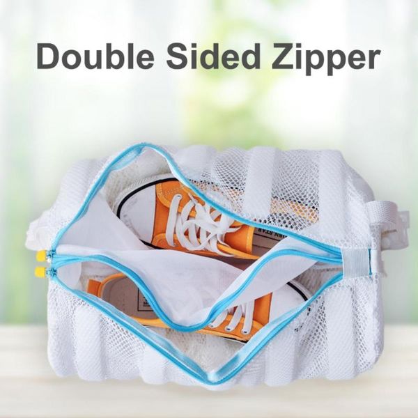 

laundry bag shoes organizer for shoe mesh bags dry home polyester portable drying