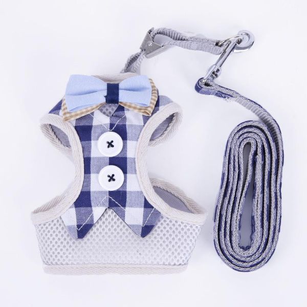 

cat collars & leads pet outdoor gentleman's chest strap accessories i-vest type leash supplies