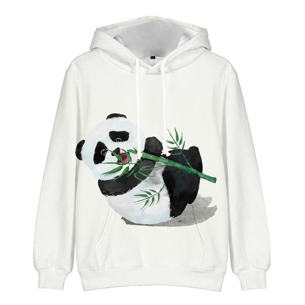 

men's hoodies & sweatshirts 2021 novelty panda 3d men/women harajuku long sleeve sweatshirt casual boys/girls child clothing oversized, Black
