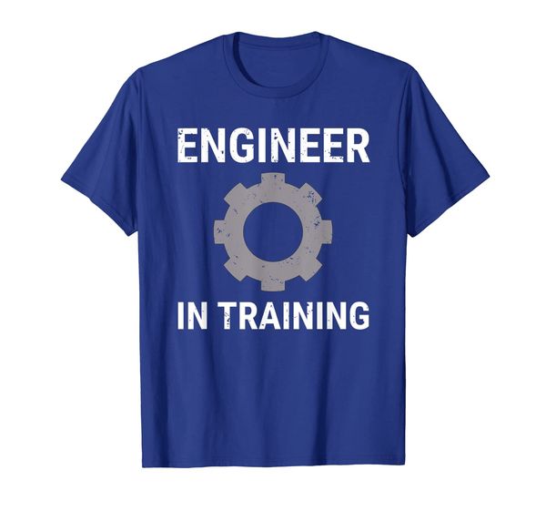 

engineer in training t-shirt engineering student tee gift, White;black