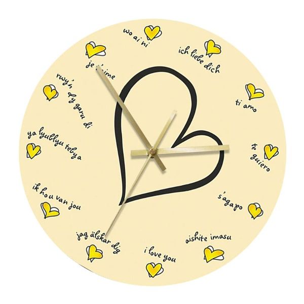 

wall clocks decorative round clock battery operated home decor ornament