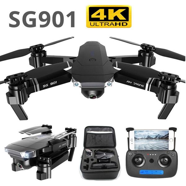

drone 4k professional folding hd camera 1080p wifi fpv flight 20 minutes rc quadcopter helicopter plane dron toys for boys drones