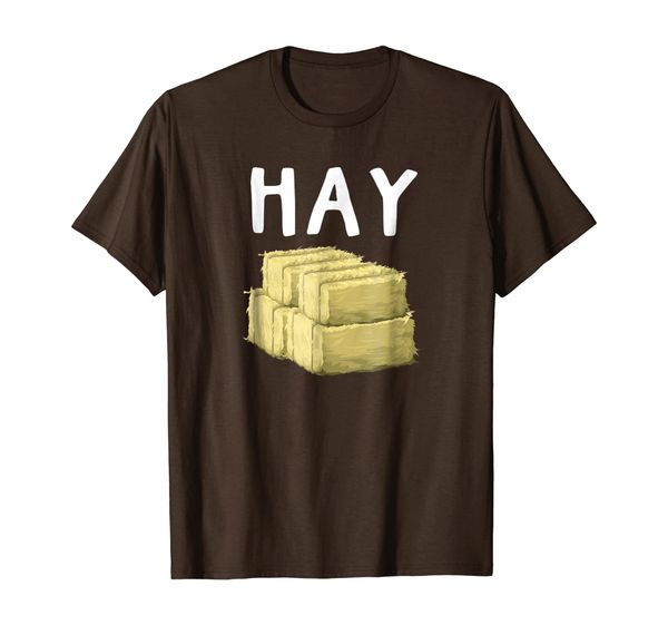 

bad puns tshirt gifts - hay and hey funny shirt, White;black