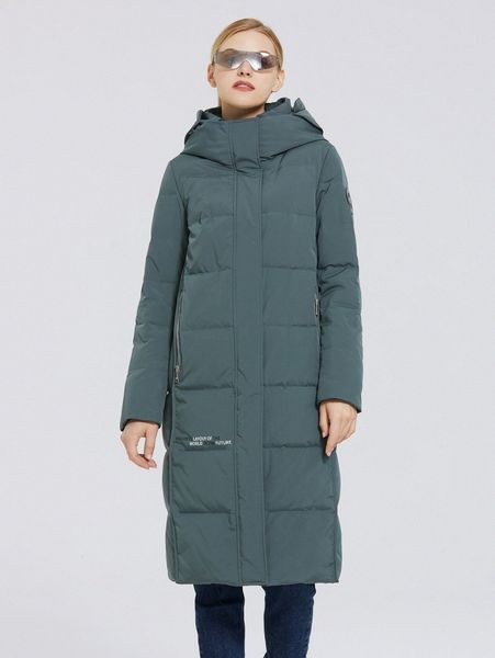 

zipper front patch detail slogan graphic winter coat e0mz#, Black