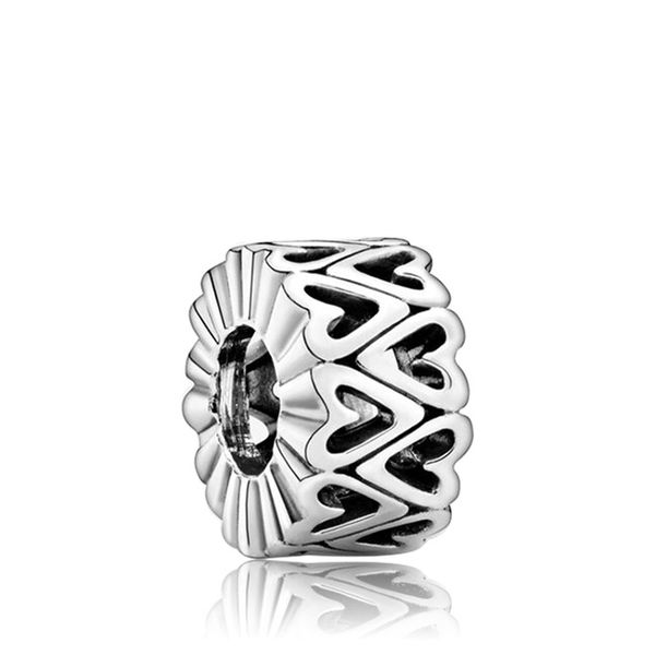 

heart space alloy charm bead big hole fashion women jewelry european style for pan diy bracelet necklace panza006-13, Bronze;silver