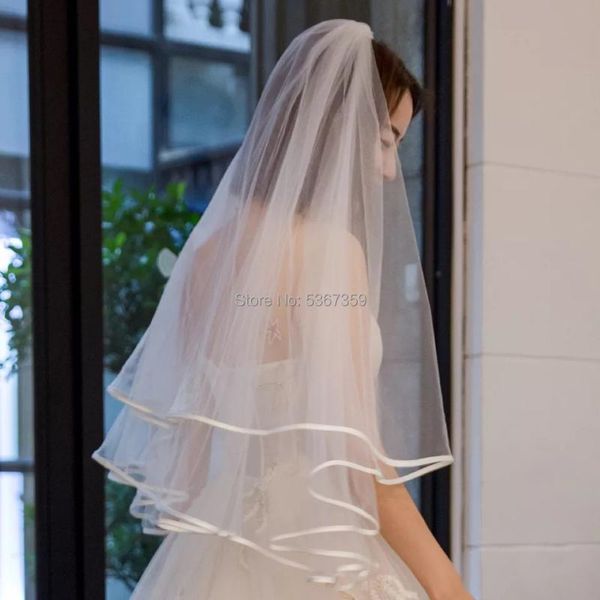 

bridal veils wedding accessories short with comb high quality, Black