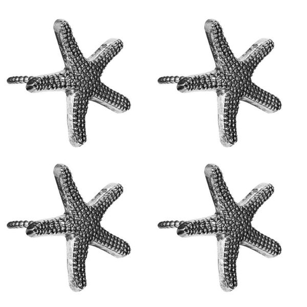 

napkin rings 4 pcs decorative buckles creative alloy holder
