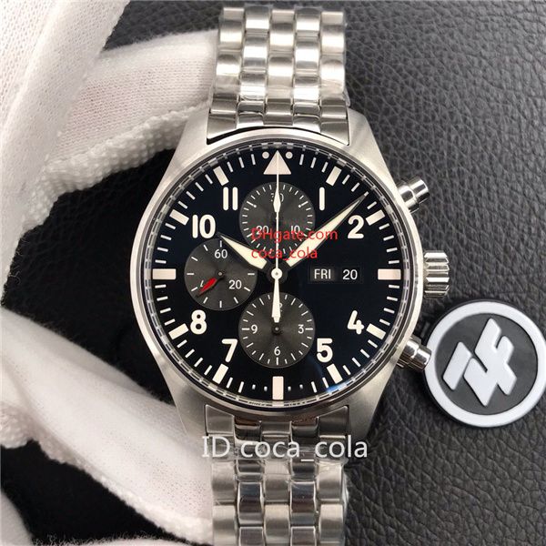 

fashion swimming 3777 mens watches 43*15mm class asia-7750 movement fine steel watch case wristwatches, Slivery;brown