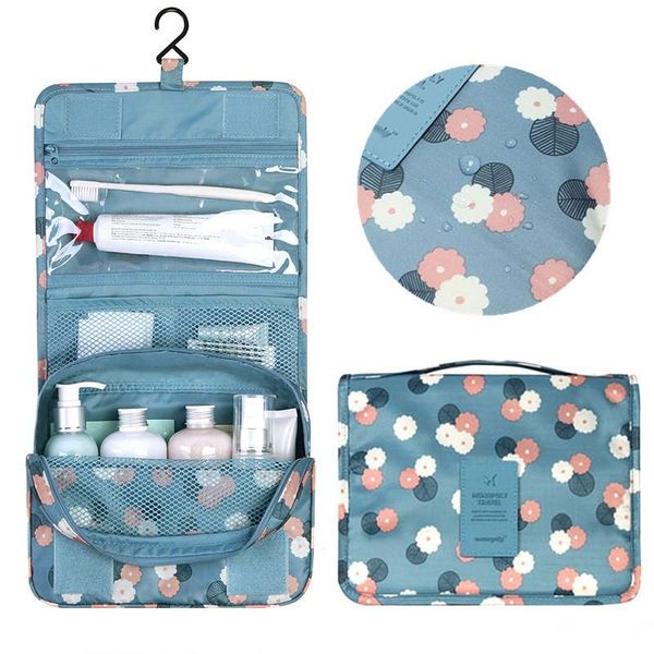 

cosmetic bags & cases ladies makeup bag travel toiletries storage waterproof hanging bathroom foldable