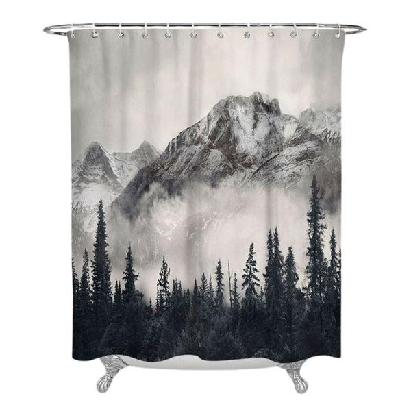 

shower curtains home artistic sketch curtain frond leaf extra long bathroom fabric bath sets with hooks