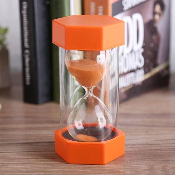 

other clocks & accessories 30 minutes hexagonal anti-fall sand watch plastic multicolor quicksand crafts gift timer bottle h f3h2