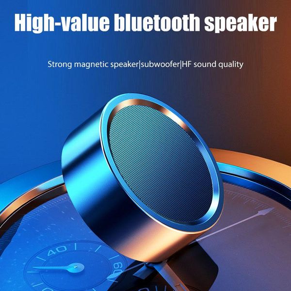 

portable speakers a7 mini speaker outdoor subwoofer u disk fm radio music sound box aluminum alloy wireless