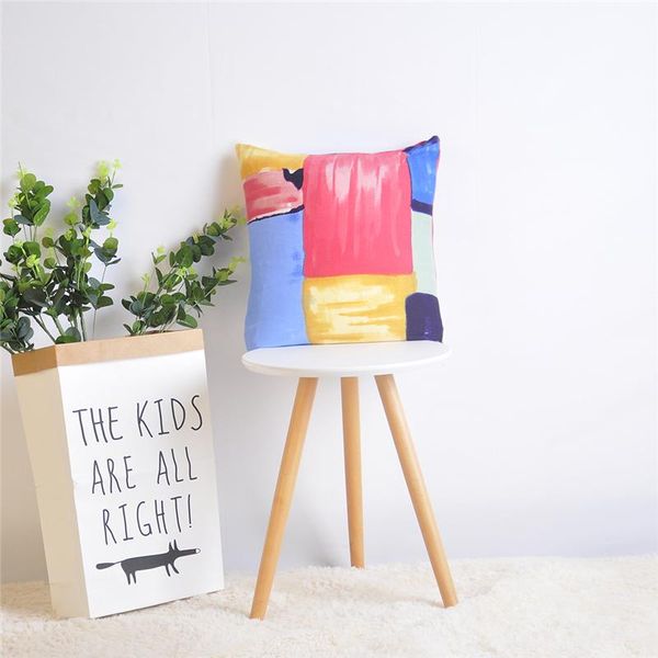 

cushion/decorative pillow 2 pcs cases printed cushion covers elastic 45*45cm matching sofa cover and chair