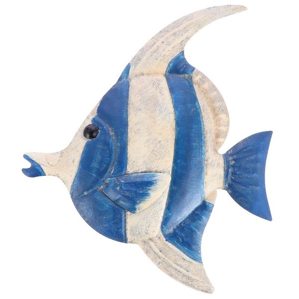 

wall stickers artistic fish ornament iron hanging art decor window adornment
