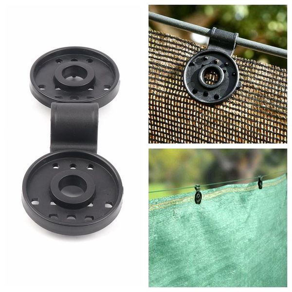 

shade 50~10pcs sunshade net clip garden tools greenhouse cloth fix clamp plastic grommet fence netting installation hook