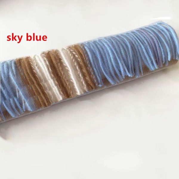 

design woman cashmere scarf men and women winter scarves ladies shawls big letter pattern wool landscape animal print pashminas 30cm x 180cm, Blue;gray