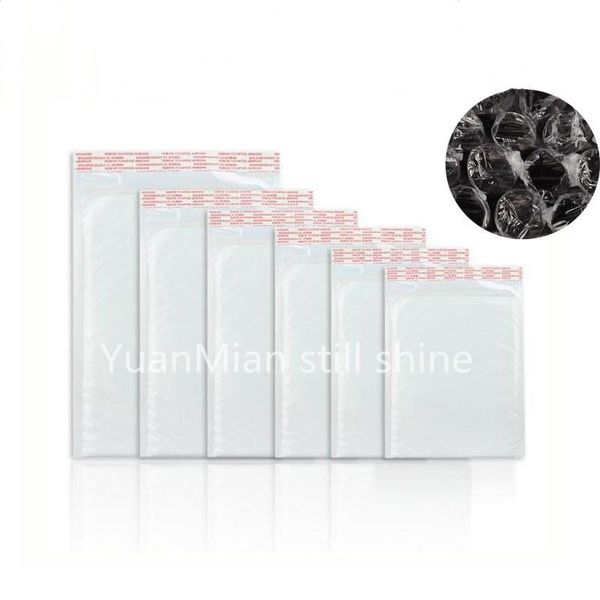 

storage bags bubble buffer anti-fall protection balloon waterproof white plastic pe packaging bag courier package envelope poly mailer china