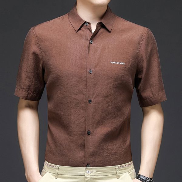 

summer 2021 new letter printed polo men's short sleeve shirt, White;black