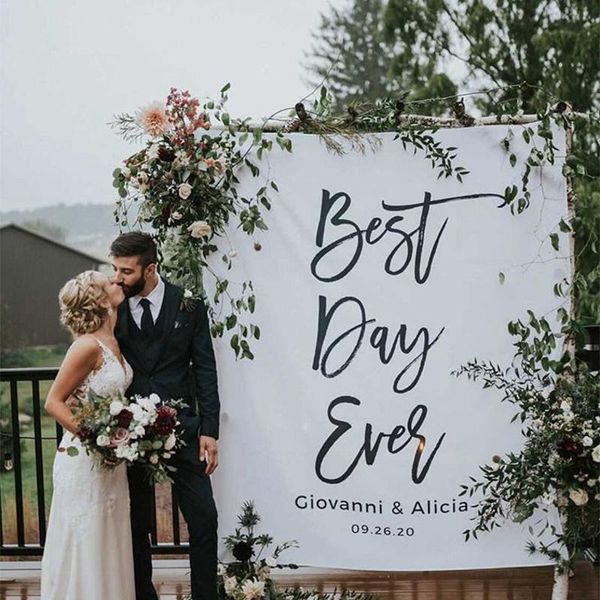 

other event & party supplies custom engagement country garden rustic beach wedding vow po reception backdrop day ever arch dessert table dec