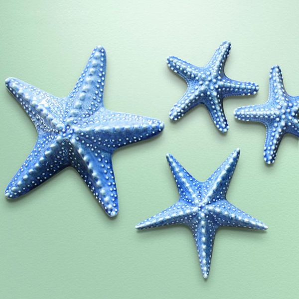 

decorative objects & figurines ceramic mediterranean starfish wall dishes home decoration accessories study crafts room