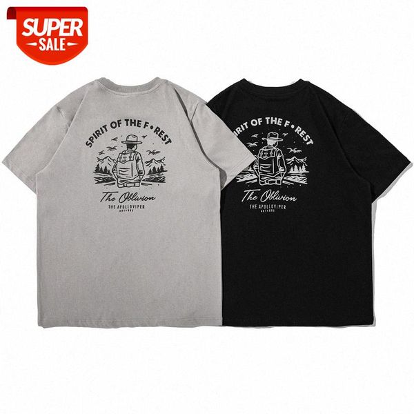 

mansclot retro print round neck loose short sleeve t-shirt men's half #do6k, White;black
