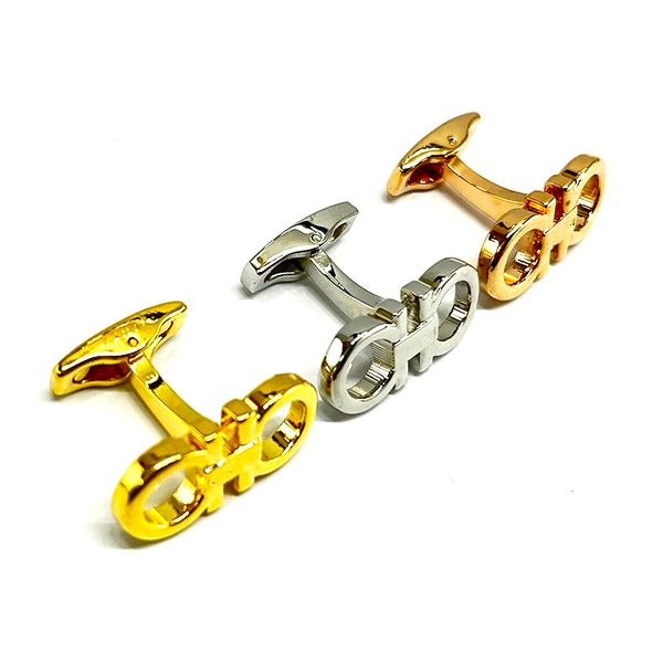 

fashion cufflinks with stamp french cuff links classic shirt cufflink for men wedding christmas gifts, Silver