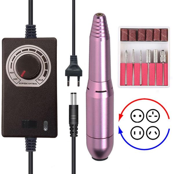 

nail drill & accessories 35000rpm electric machine portable manicure pedicure salon professional