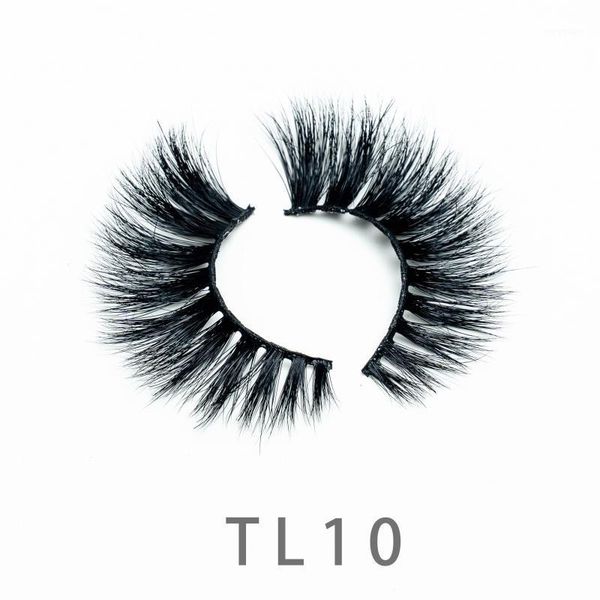 

natural long mink lashes tapered styles design reusable soft makeup strip eyelashes comfortable wear support custom packaging1