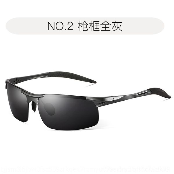 

on4k men's aluminum magnesium half frame outdoor cycling sports riding night eyeglass vision goggles sunglasseses polarized driving all, White;black