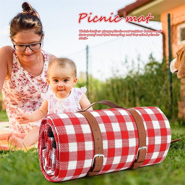 

outdoor pads multi size large picnic blanket camping beach mat 4mm extra sponge foldable tpu water proof portable tent ground