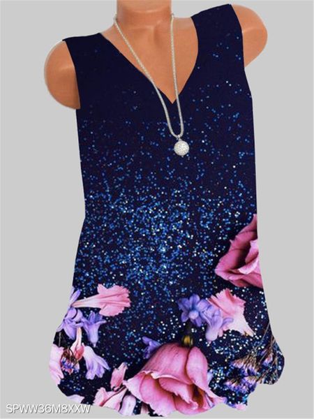 

women's t-shirt style plus size girl sleeveless loose women casual, White