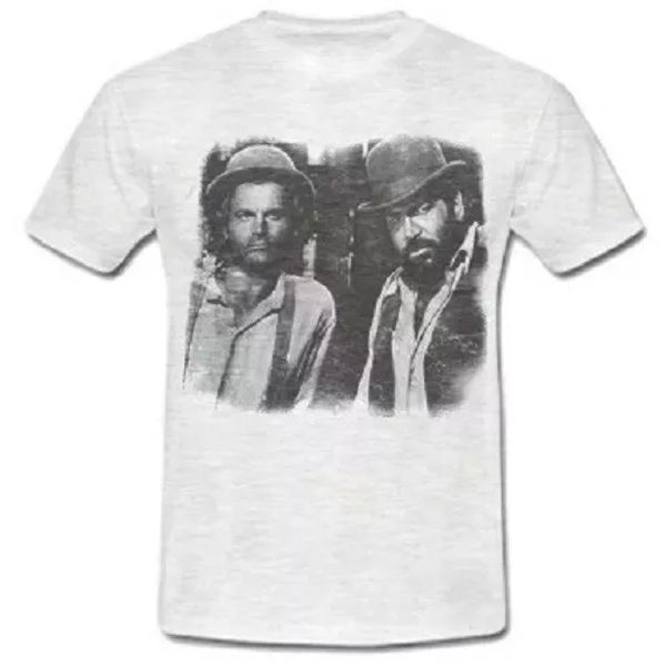

T-Shirt Blaze Mesh bud spencer and Terence Hill White Shirt, White;black