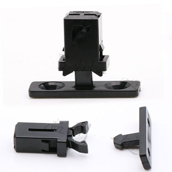 

smart home control 10pcs door lock pr-001 garbage bin press switch car glasses box clip