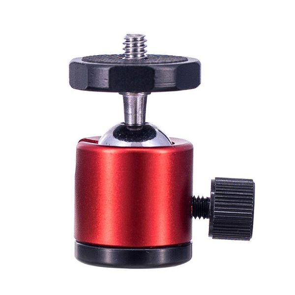

mini ball head 1/4" screw mount 360 swivel bracket aluminum metal stand holder for dslr camera tripod accessories heads