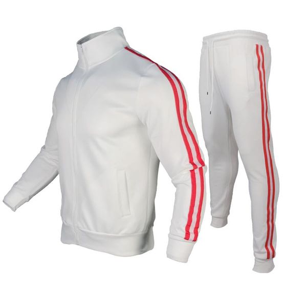 

men's tracksuits 2 pieces sets tracksuit men sweatshirt+pants cardigan hoodie sportwear suit ropa hombre casual clothes size -3xl, Gray